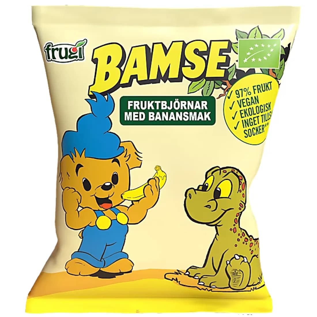 Bamse Luomu Banaaninmakuiset Hedelmänallet 40 g
