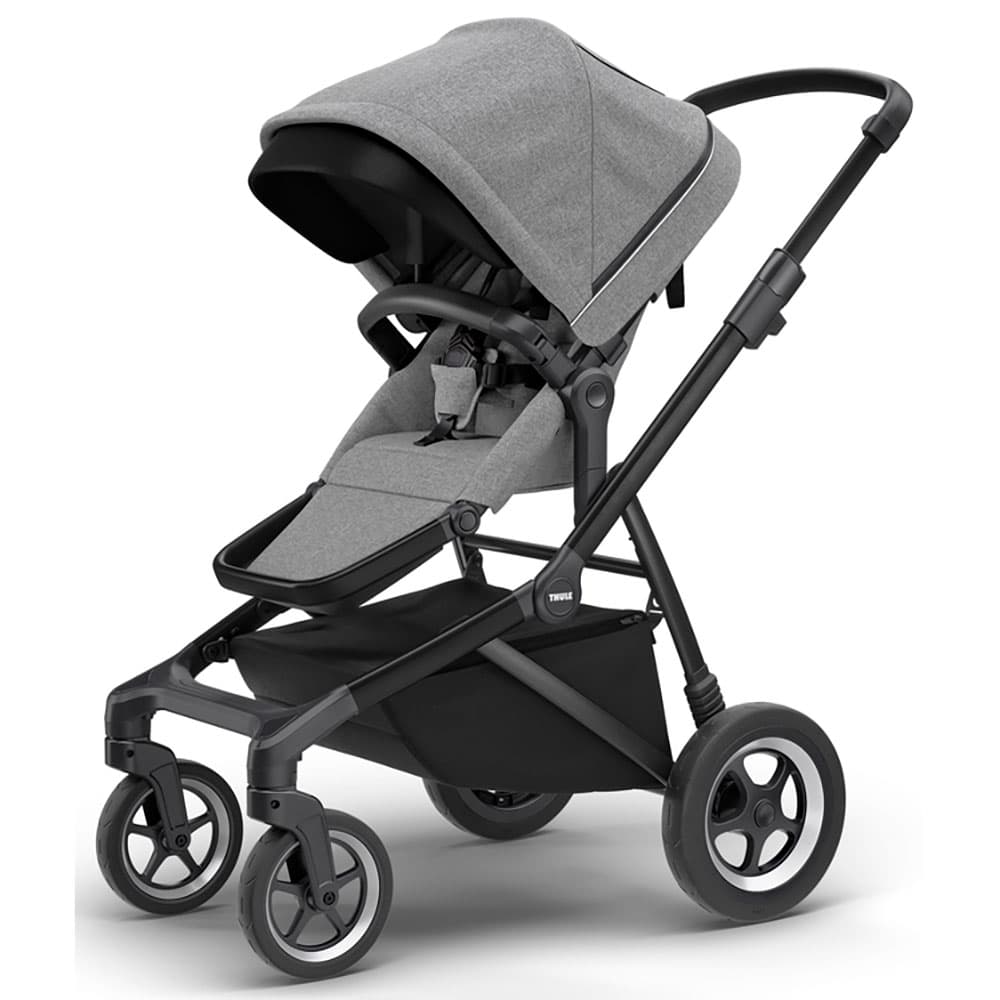 Thule Sleek lastenrattaat Grey Melange/Musta