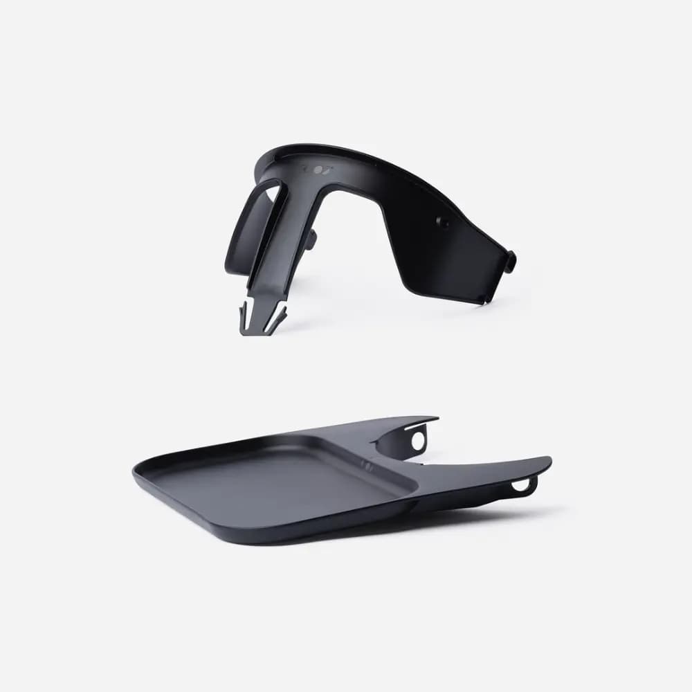 Kaos Klapp babyset Safety Rail & Tray Black