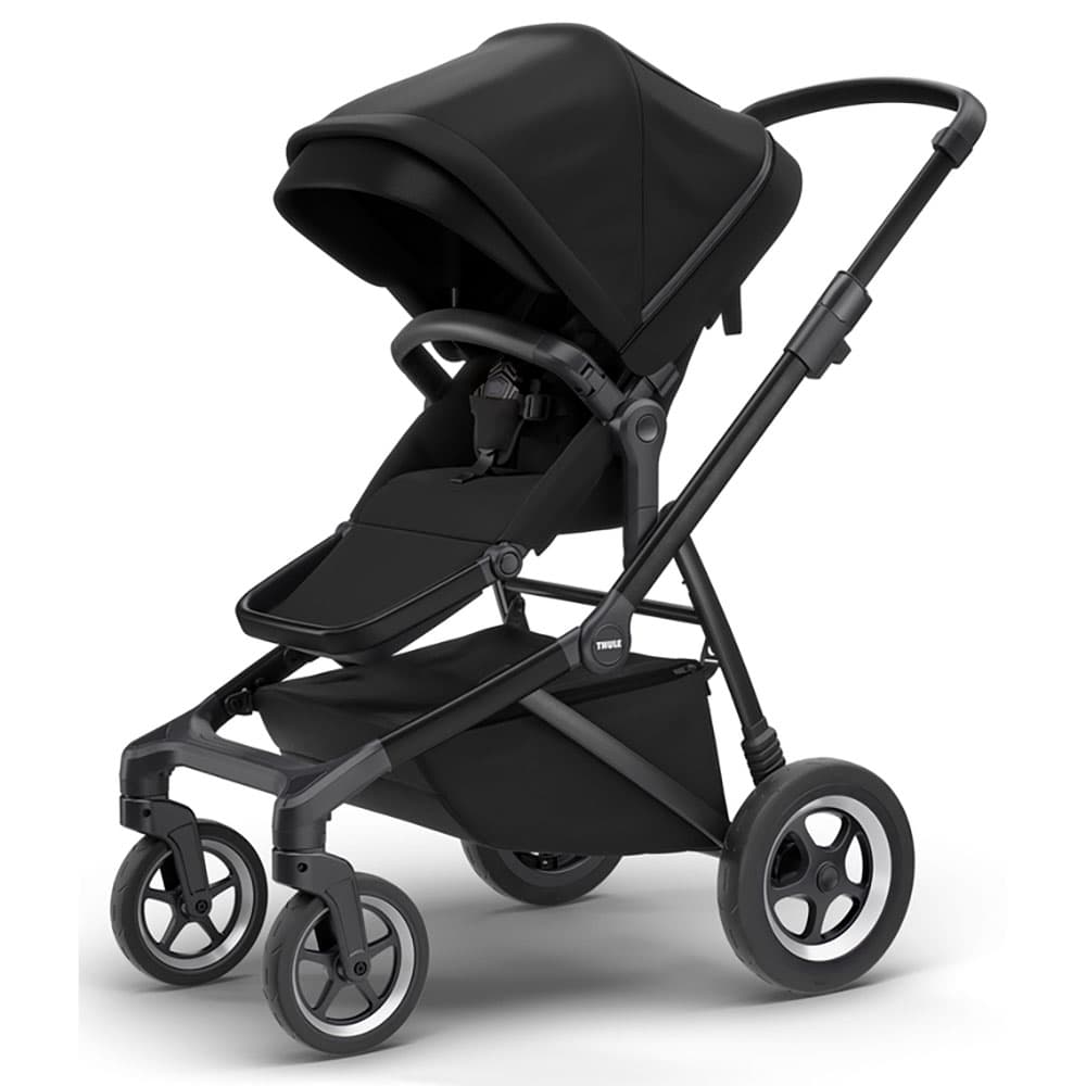 Thule Sleek lastenrattaat Midnight Black/Musta