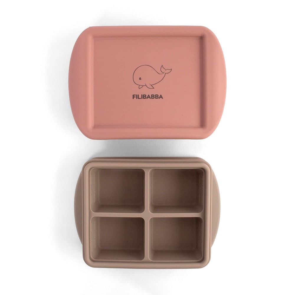 Filibba silikoninen pakastealusta 4x65 ml 2 kpl Rose Mix
