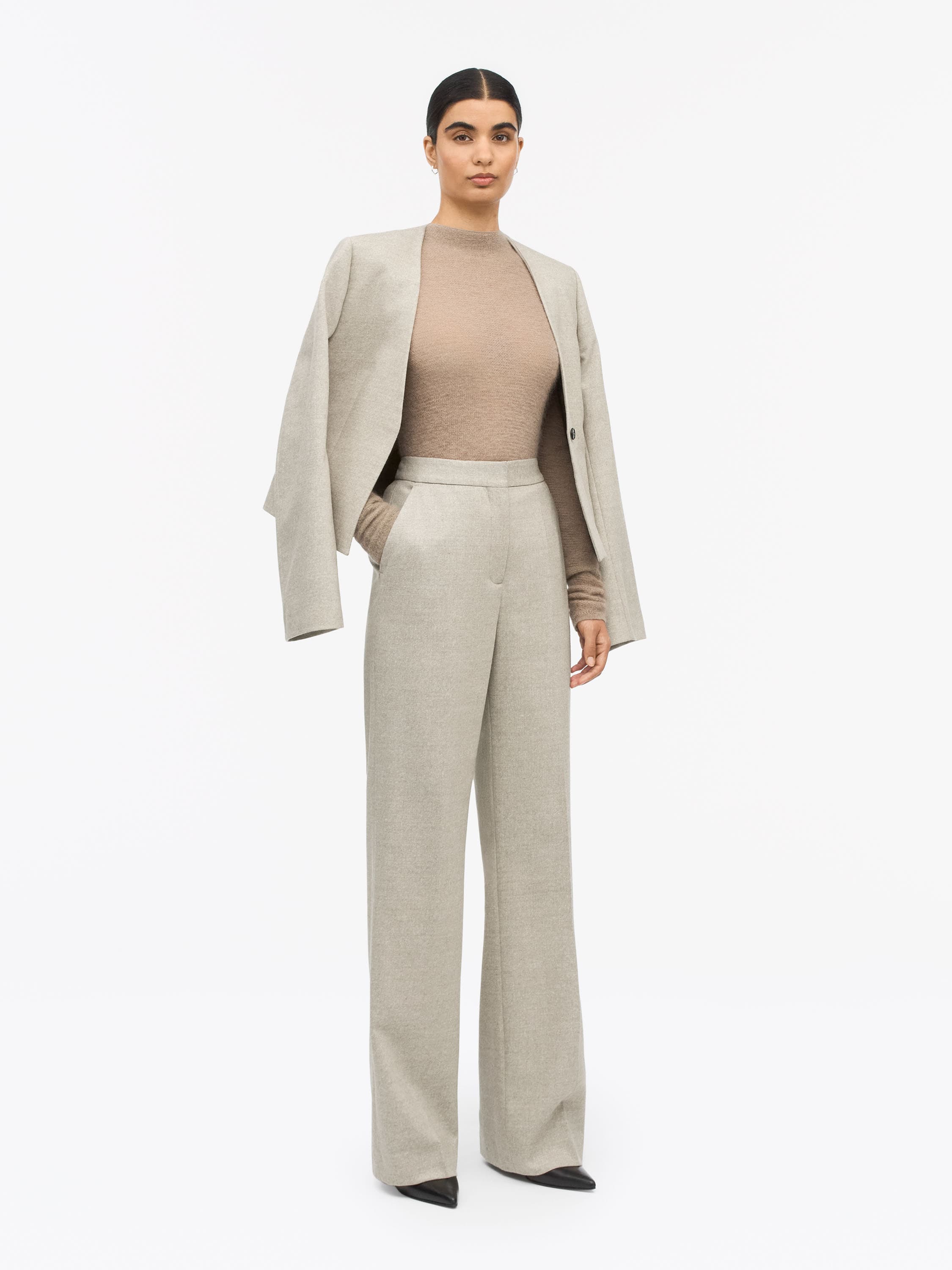 Umaas Mid-Waist Trousers